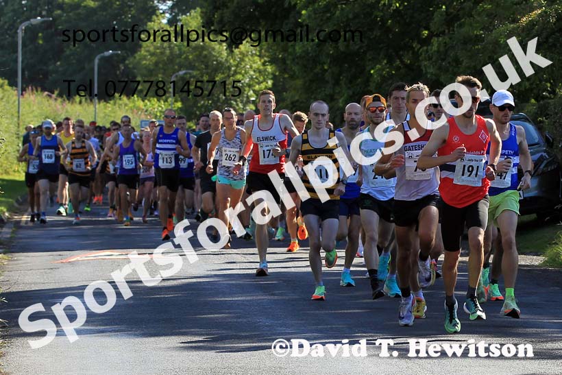 Tynedale Jelly Tea 10 Mile Road Race, Ovingham, Northumberland, Sunday, Aug. 21st. Photo: David T. Hewitson/Sports for All Pics